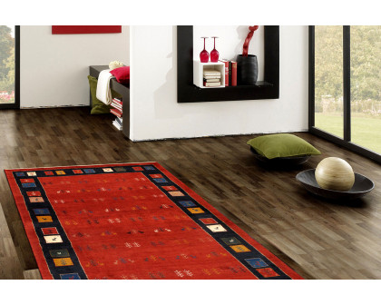 Pasargad - Gabbeh Collection Hand-Knotted Lamb's Wool Area Rug 47'' x 71'' (030199)