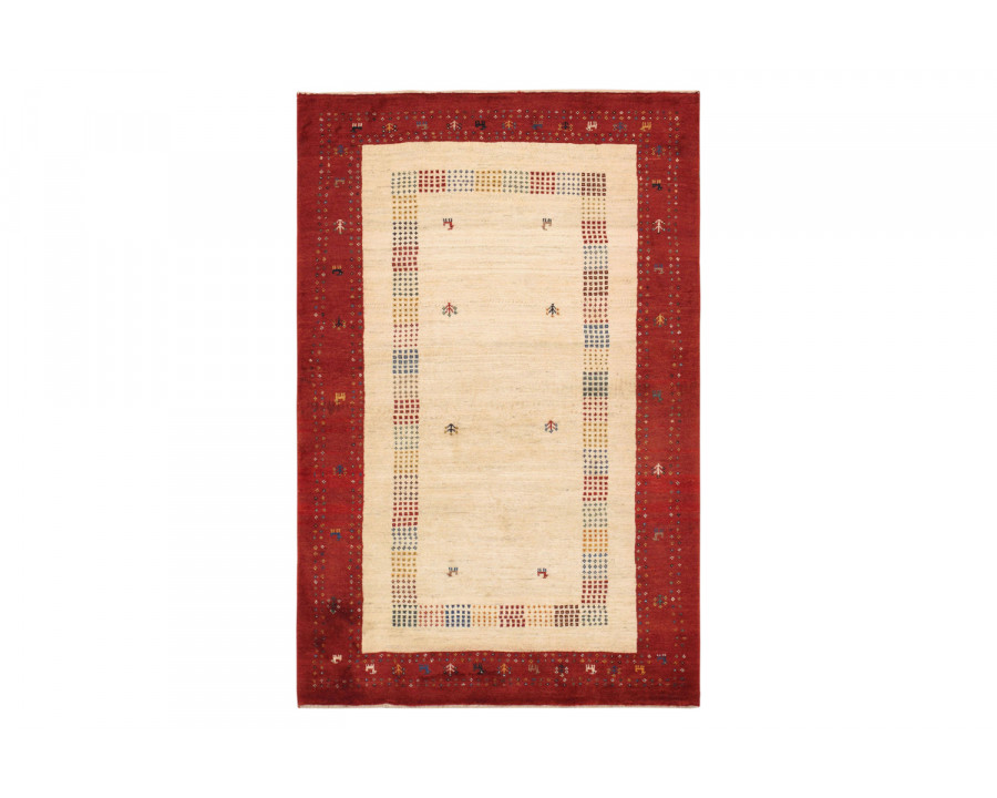 Pasargad - Gabbeh Collection Hand-Knotted Lamb's Wool Area Rug 40'' x 63'' (030227)