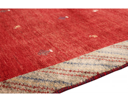 Pasargad - Gabbeh Collection Hand-Knotted Lamb's Wool Area Rug 33'' x 77'' (030233)