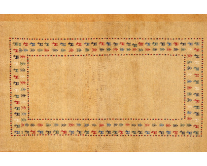 Pasargad - Gabbeh Collection Hand-Knotted Lamb's Wool Area Rug 42'' x 65'' (030310)