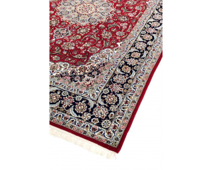 Pasargad - Isfahan Collection Hand-Knotted Silk and Wool Area Rug 60'' x 92'' (032033)