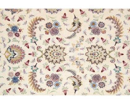 Pasargad - Tabriz Collection Hand-Knotted Silk and Wool Area Rug 66'' x 100'' (032055)