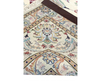 Pasargad - Tabriz Collection Hand-Knotted Silk and Wool Area Rug 66'' x 100'' (032055)