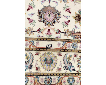 Pasargad - Tabriz Collection Hand-Knotted Silk and Wool Area Rug 66'' x 100'' (032055)