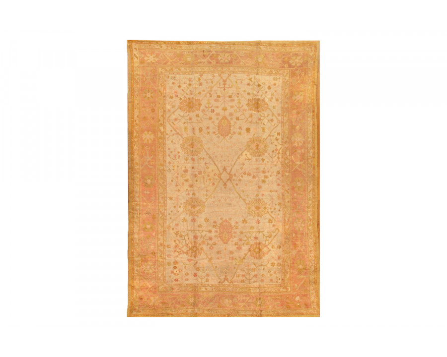 Pasargad - Antique Oushak Collection Hand-Knotted Lamb's Wool Area Rug 121'' x 183'' (035311)