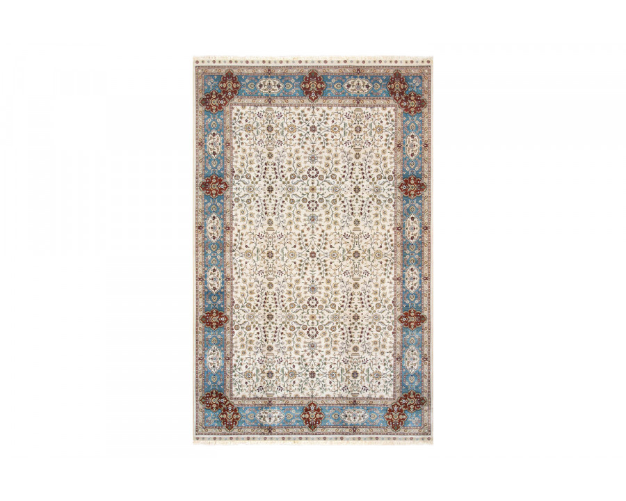 Pasargad - Hereke Collection Hand-Knotted Pure Silk Area Rug 61'' x 99'' (035734)