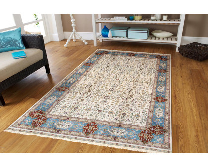 Pasargad - Hereke Collection Hand-Knotted Pure Silk Area Rug 61'' x 99'' (035734)