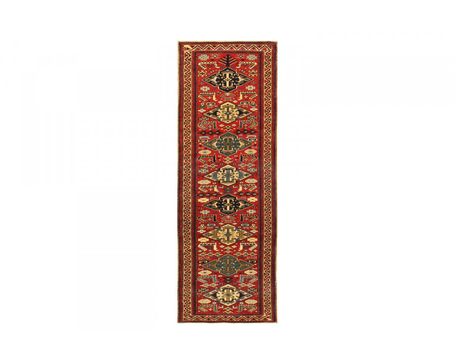 Pasargad - Turkish Kazak Collection Hand-Knotted Lamb's Wool Runner 30'' x 80'' (035977)