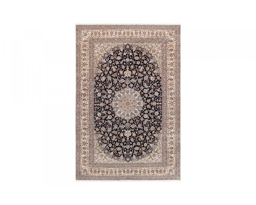 Pasargad - Nain Collection Hand-Knotted Silk and Wool Area Rug 142'' x 216'' (037023)