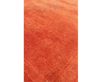 Pasargad - Lahore Collection Hand-Knotted Lamb's Wool Area Rug in Coral/Cobalt, 101" x 135" (037416)