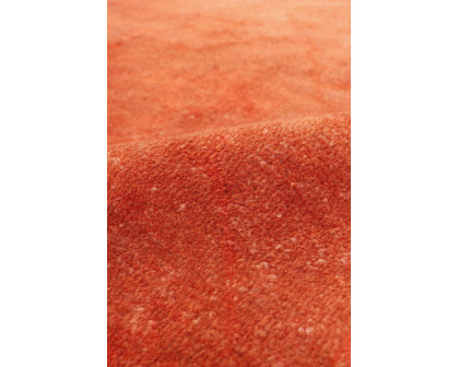 Pasargad - Lahore Collection Hand-Knotted Lamb's Wool Area Rug in Coral/Cobalt, 101" x 135" (037416)