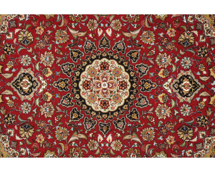 Pasargad - Tabriz Collection Hand-Knotted Silk and Wool Area Rug 61'' x 83'' (037439)