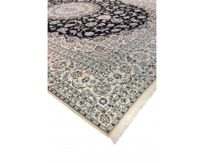 Pasargad - Nain Collection Hand-Knotted Silk and Wool Area Rug 103'' x 145'' (037442)