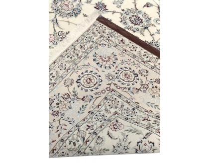 Pasargad - Nain Collection Hand-Knotted Silk and Wool Area Rug 98'' x 137'' (037443)