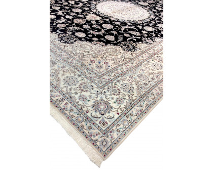 Pasargad - Nain Collection Hand-Knotted Silk and Wool Area Rug 101'' x 138'' (037444)