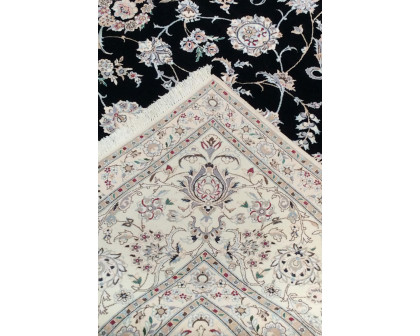 Pasargad - Nain Collection Hand-Knotted Silk and Wool Area Rug 101'' x 138'' (037444)