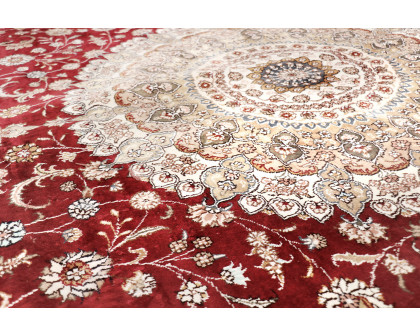 Pasargad - Tabriz Collection Hand-Knotted Pure Silk Area Rug 108'' x 144'' (037472)