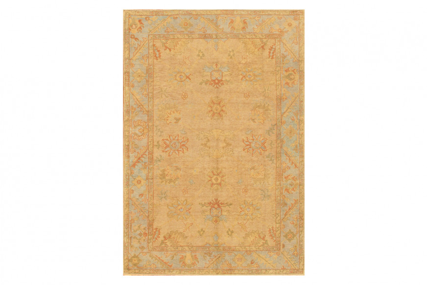 Pasargad™ Oushak Collection Hand-Knotted Lamb's Wool Area Rug 91'' x 134'' (037985)