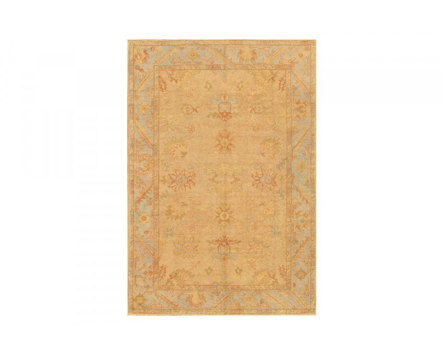 Pasargad - Oushak Collection Hand-Knotted Lamb's Wool Area Rug 91'' x 134'' (037985)