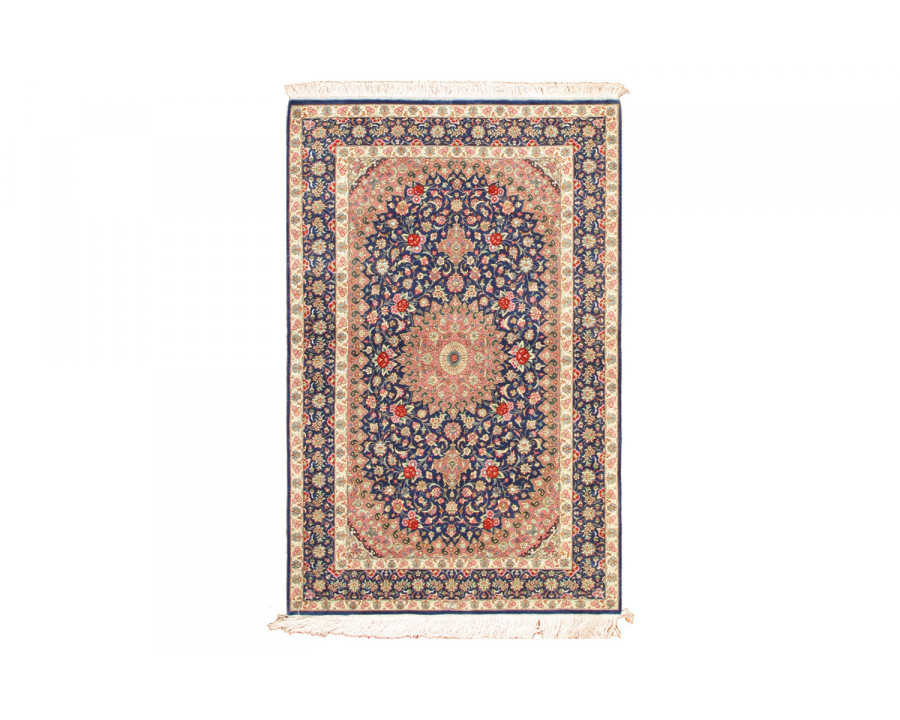 Pasargad - Qum Collection Hand-Knotted Pure Silk Area Rug 38'' x 60'' (038018)