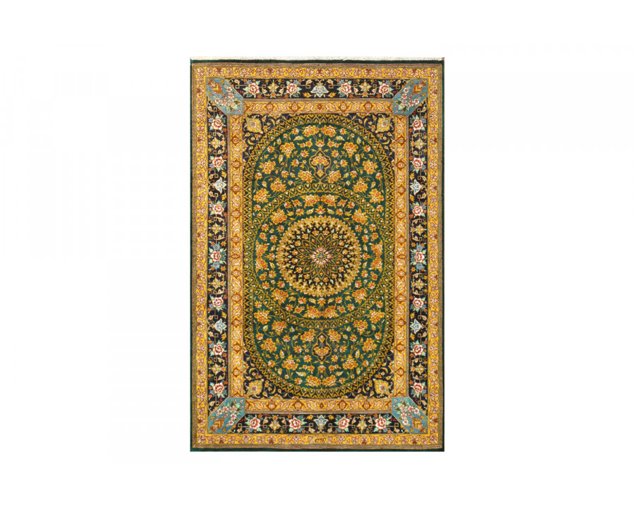 Pasargad - Qum Collection Hand-Knotted Pure Silk Area Rug 30'' x 48'' (038418)