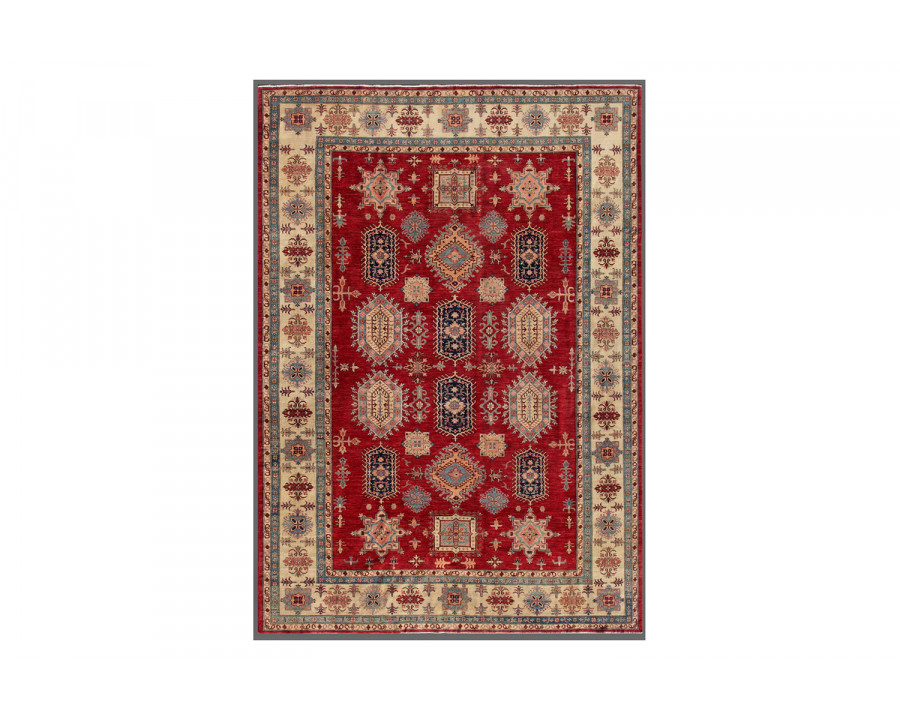 Pasargad Kazak Collection Hand-Knotted Lamb's Wool Area Rug 117'' x 159'' (040021)