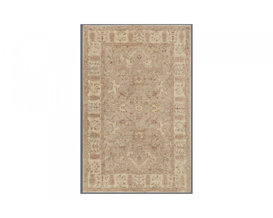 Pasargad - Ferehan Collection Hand-Knotted Lamb's Wool Area Rug 73'' x 109'' (040029)