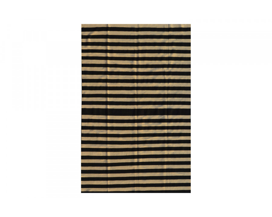 Pasargad Kilim Collection Hand-Woven Lamb's Wool Area Rug 76'' x 113'' (042463)