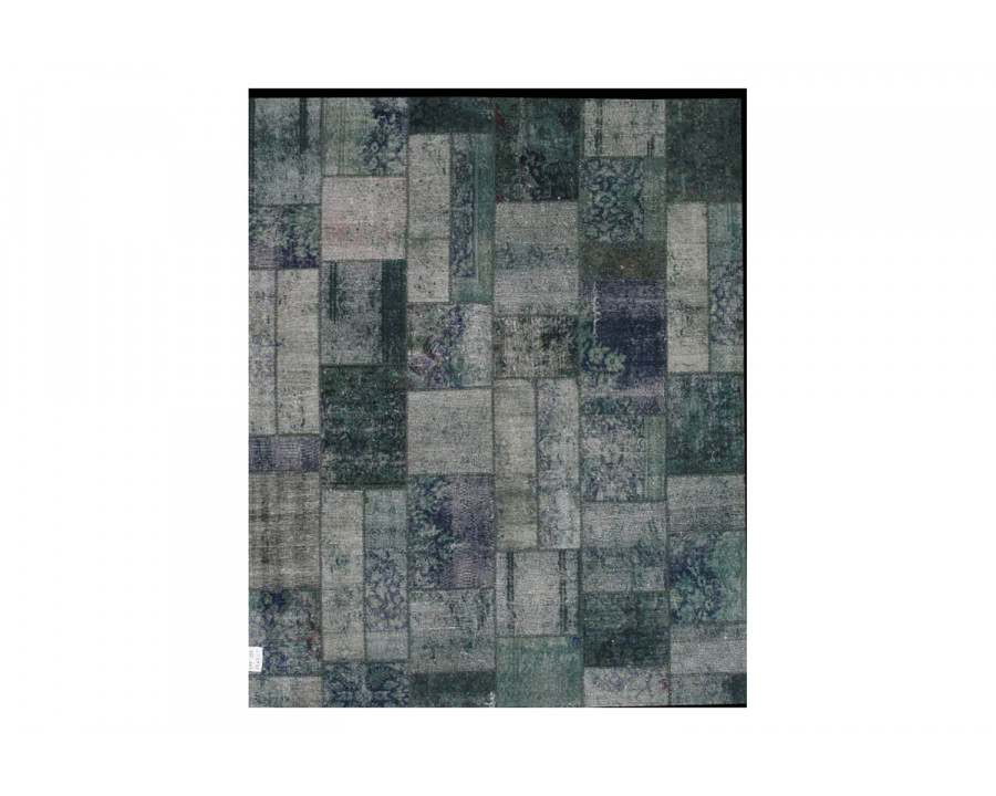 Pasargad - Patchwork Collection Hand-Knotted Lamb's Wool Area Rug 80'' x 99'' (042469)