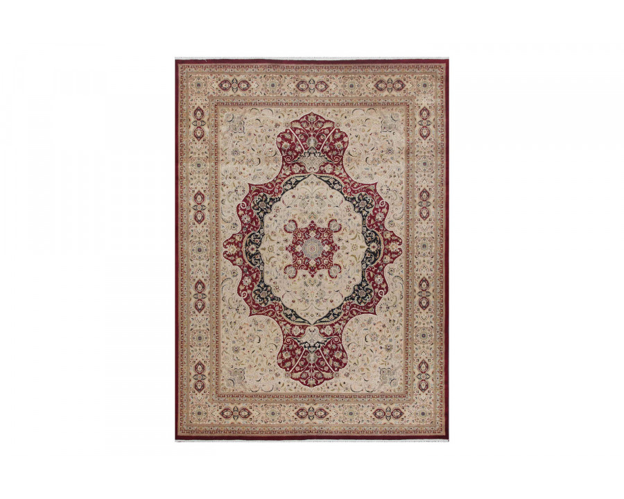 Pasargad - Tabriz Collection Hand-Knotted Lamb's Wool Area Rug 109'' x 152'' (042549)