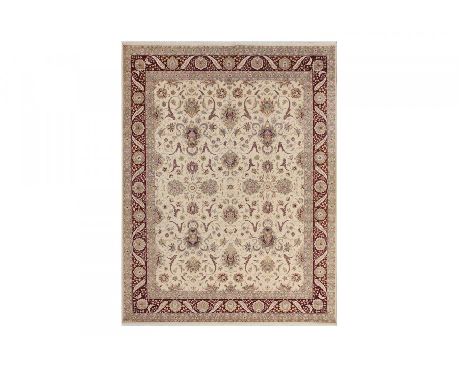 Pasargad - Tabriz Collection Hand-Knotted Lamb's Wool Area Rug 109'' x 146'' (042550)