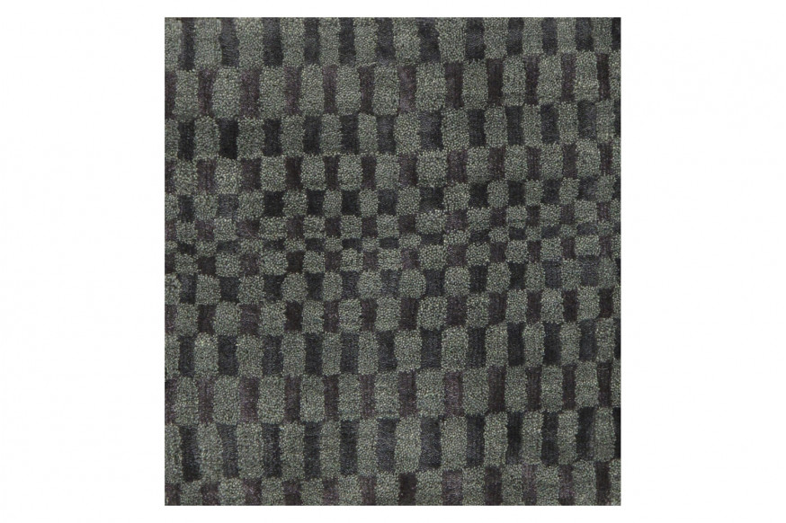 Pasargad™ Modern Collection Hand-Loomed Silk and Wool Area Rug 14'' x 14'' (042815)