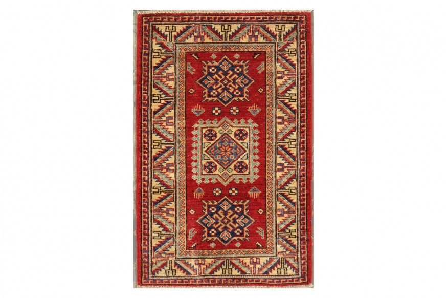 Pasargad™ Kazak Collection Hand-Knotted Lamb's Wool Area Rug 24'' x 35'' (043777)