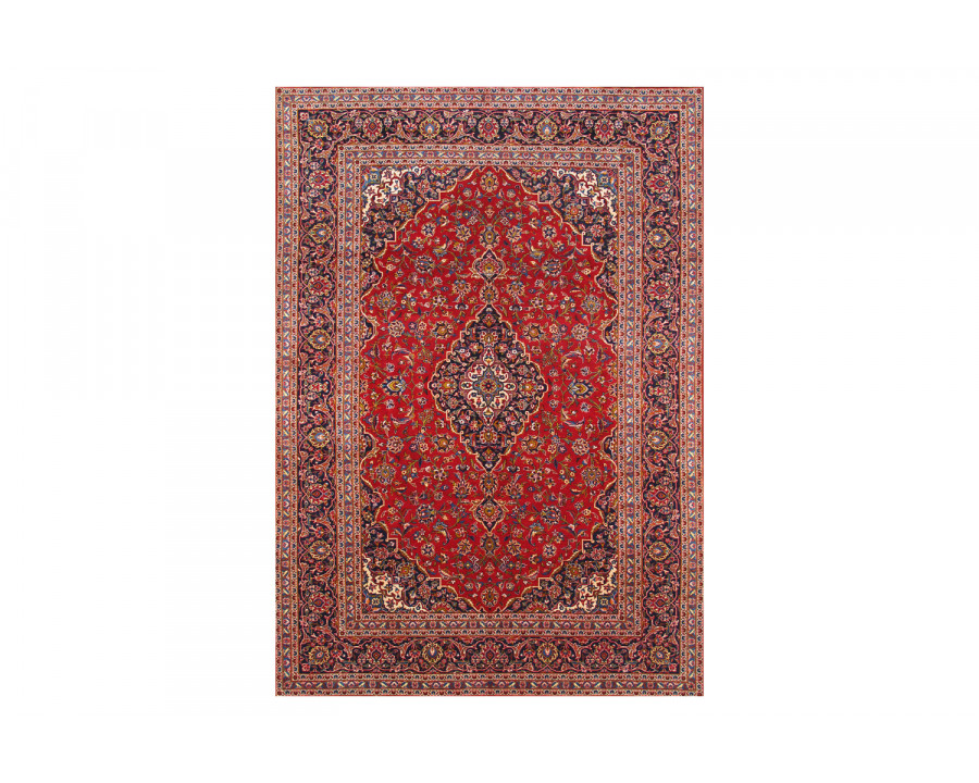 Pasargad - Kashan Collection Hand-Knotted Lamb's Wool Area Rug 94'' x 135'' (043921)