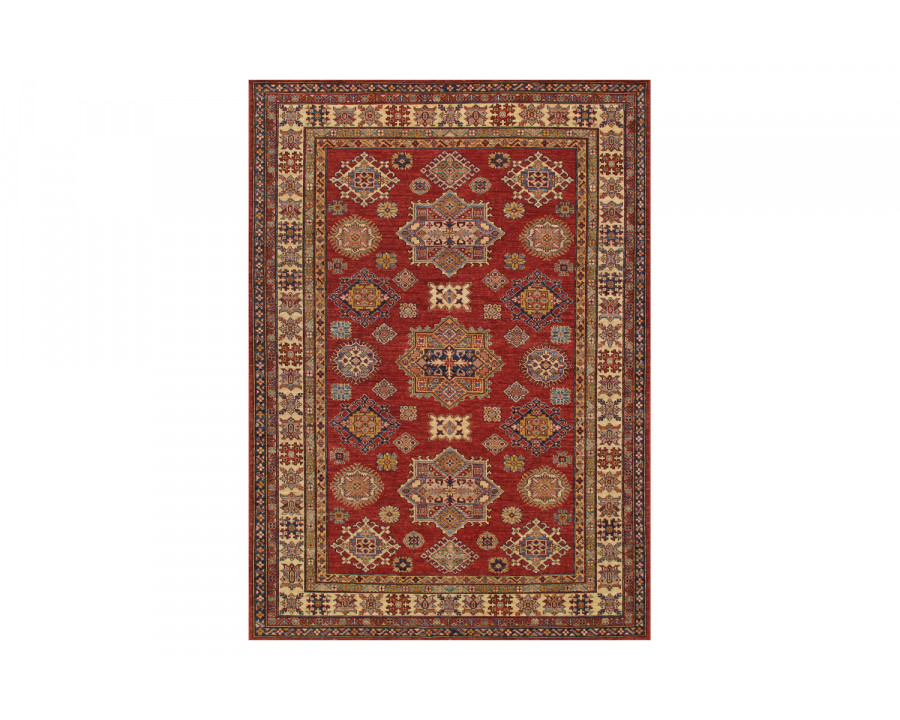 Pasargad - Kazak Collection Hand-Knotted Lamb's Wool Area Rug 72'' x 102'' (044073)