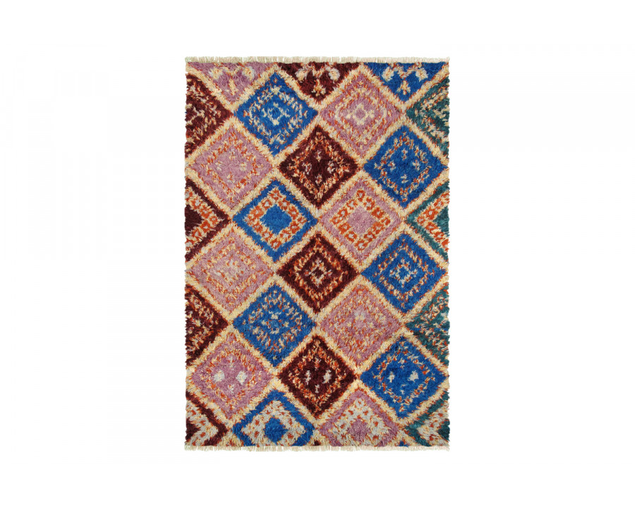 Pasargad - Moroccan Collection Hand-Knotted Lamb's Wool Area Rug 65'' x 101'' (045187)