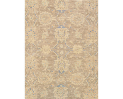 Pasargad - Ferehan Collection Hand-Knotted Wool Area Rug in L. Brown/Beige, 181" x 226" (045688)