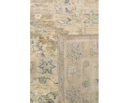 Pasargad - Ferehan Collection Hand-Knotted Wool Area Rug in L. Brown/Beige, 181" x 226" (045688)