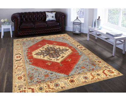 Pasargad - Serapi Collection Hand-Knotted Lamb's Wool Area Rug 146'' x 182'' (046073)