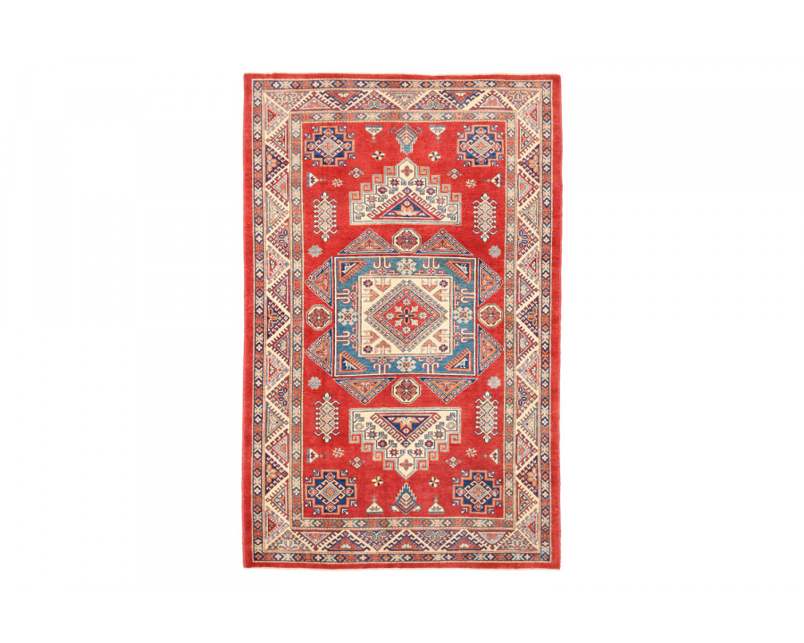 Pasargad - Kazak Collection Wool Area Rug 74'' x 118'' (046724)