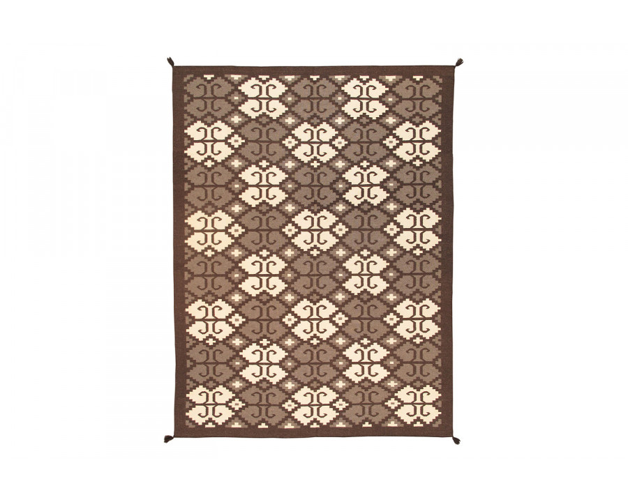 Pasargad - Navajo Collection Hand-Woven Wool Area Rug 109'' x 141'' (048551)