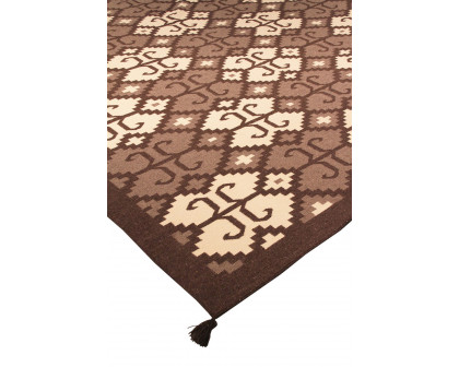 Pasargad - Navajo Collection Hand-Woven Wool Area Rug 109'' x 141'' (048551)