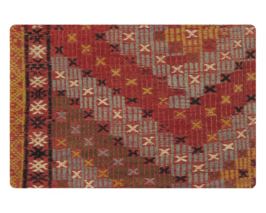 Pasargad - Vintage Turkish Kilim Multi Color Accent Pillow Cover (048705)