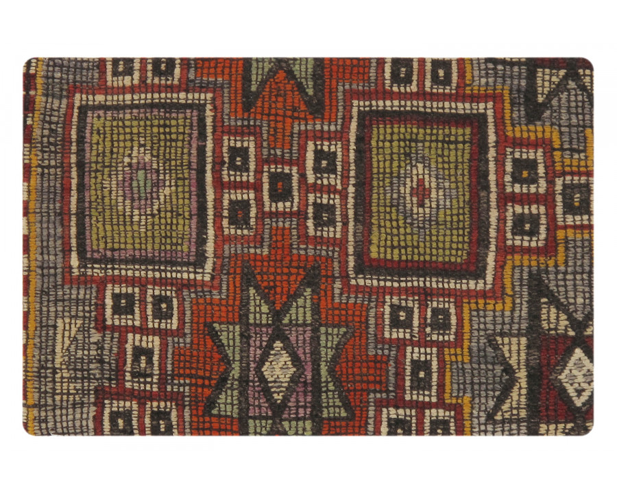 Pasargad - Vintage Turkish Kilim Multi Color Accent Pillow Cover (048729)