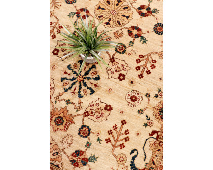 Pasargad - Nomad Art Sultanabad Collection Hand-Knotted Lamb's Wool Area Rug 75'' x 105'' (25836)