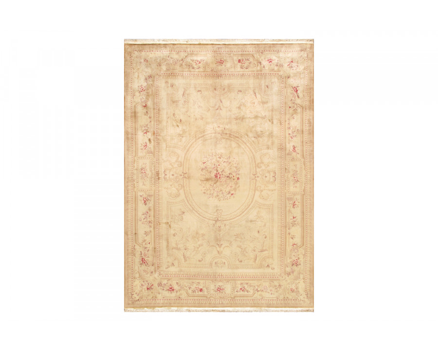 Pasargad - Savonnerie Collection Hand-Knotted Wool Area Rug 114'' x 162'' (59742)