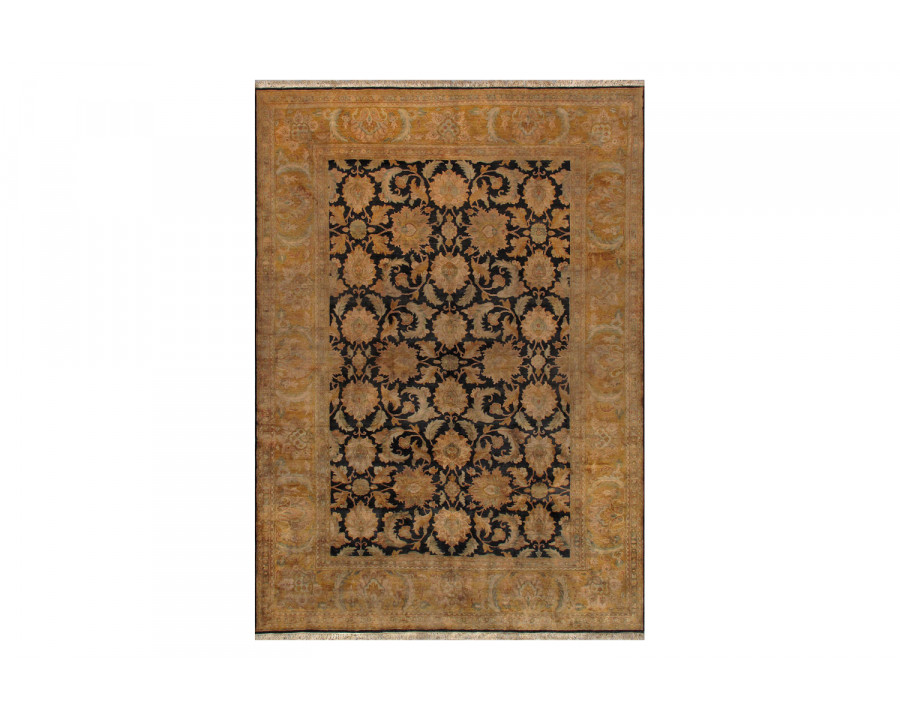 Pasargad Agra Collection Hand-Knotted Wool Area Rug 118'' x 160'' (59753 10X14)