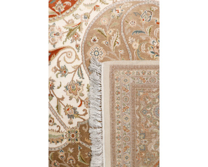 Pasargad - Tabriz Hand-Knotted Silk and Wool Area Rug 120'' x 171'' (973318 10X14)