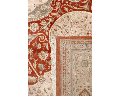 Pasargad™ Tabriz Hand-Knotted Silk and Wool Area Rug 119'' x 168'' (973319 10X14)