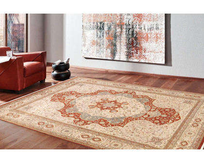 Pasargad™ Tabriz Hand-Knotted Silk and Wool Area Rug 119'' x 168'' (973319 10X14)